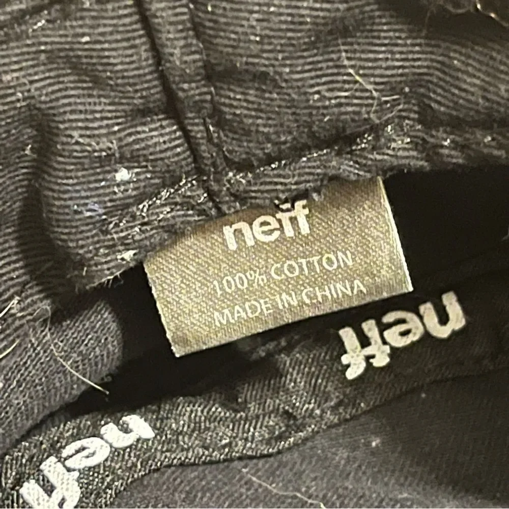 Neff Kid's Black Printed Bucket Hat